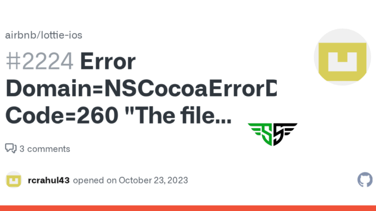 errordomain=nscocoaerrordomain